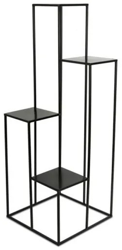 Virágállvány 100x40 cm fekete