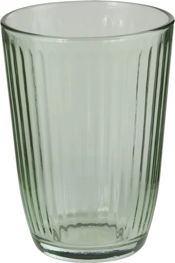 LINEE üveg pohár 390ml, zöld
