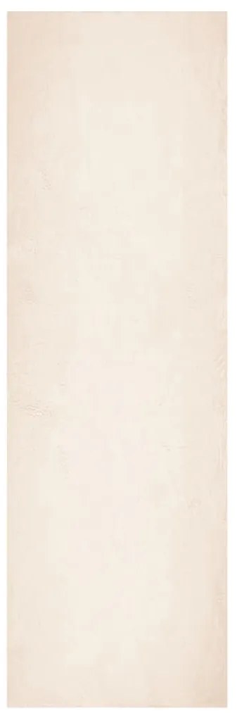 HUARTE bézs rövid szálú puha és mosható szőnyeg 80 x 250 cm