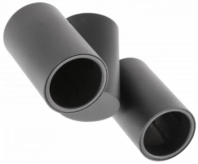 Lámpa Mennyezeti lámpatest LUPO, aluminium, 17.5x5.6x11.5, IP20, 2*GU10, max. 50W, kör, fekete