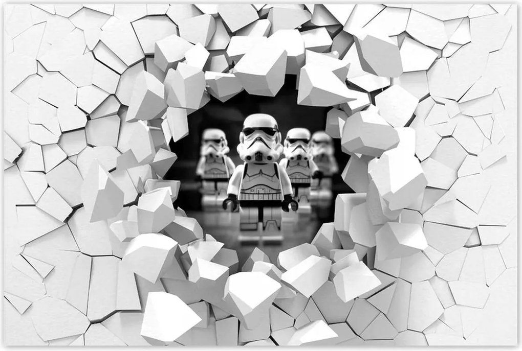 Poszterek 60x40 Rohamosztagos figura