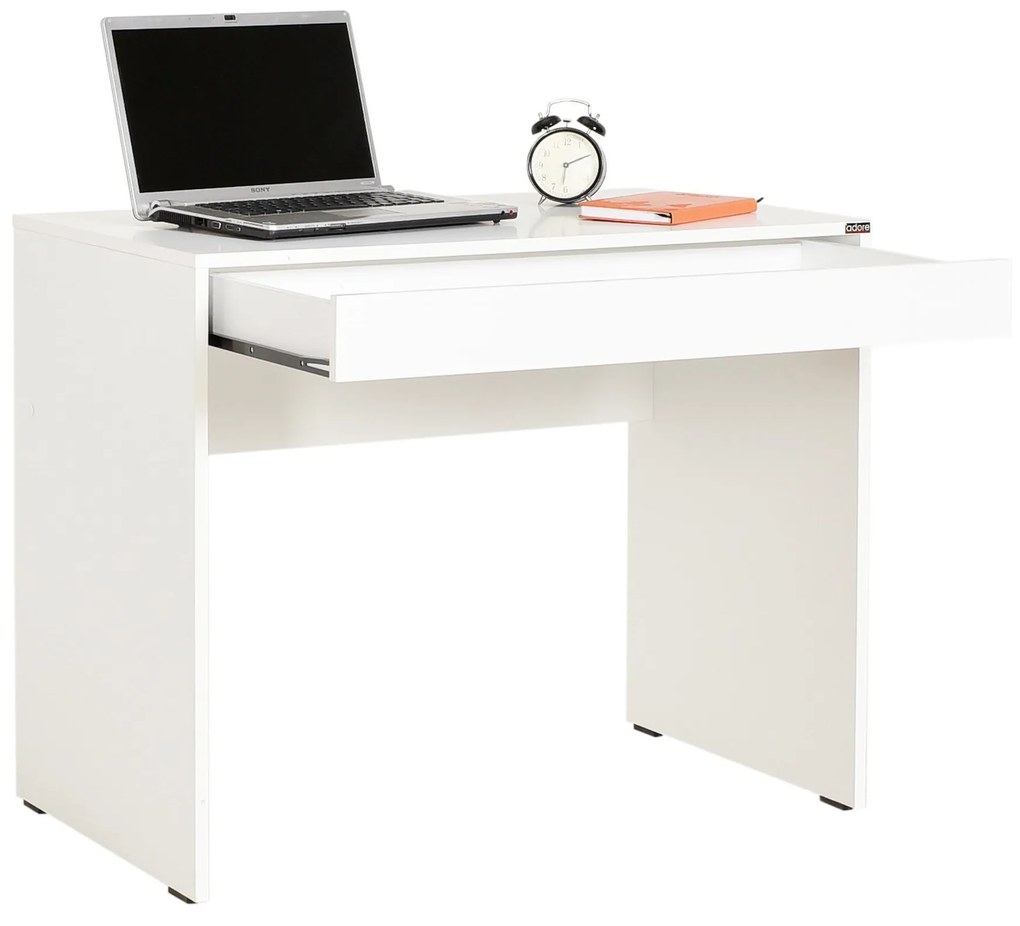 PC asztal Dolodu 3 (gyémántfehér). Akció -26%. 1094924