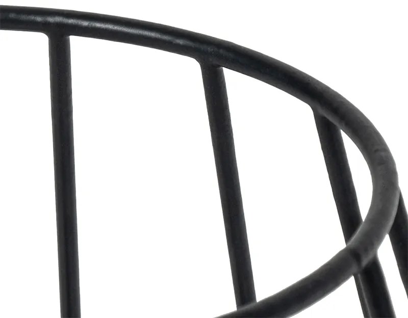 Modern fekete dróthálós asztali lámpa - Palica