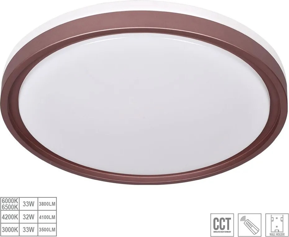 PREZENT 71328 FLOREN Ufo Lámpa Fehér, Kávé LED IP20
