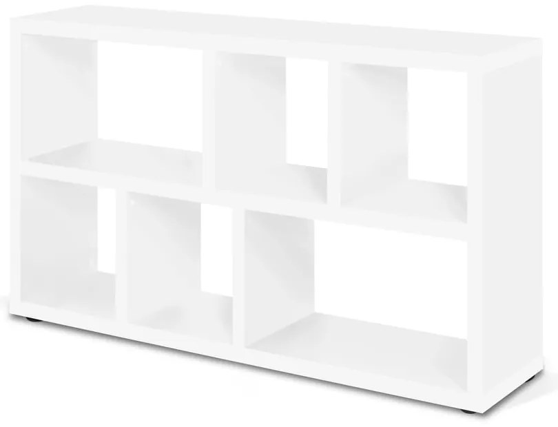 Fehér könyvespolc 150x83 cm Berlin – TemaHome