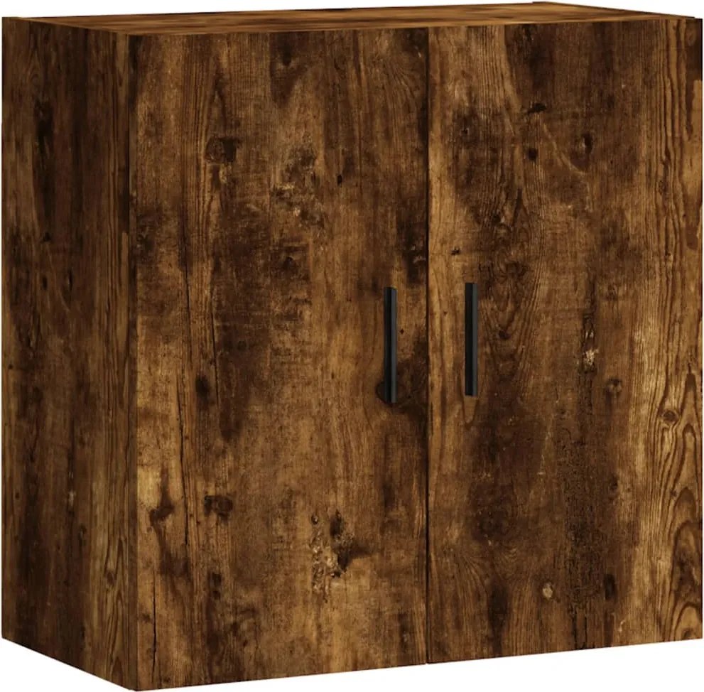 vidaXL füstös tölgy színű szerelt fa faliszekrény 60 x 31 x 60 cm
