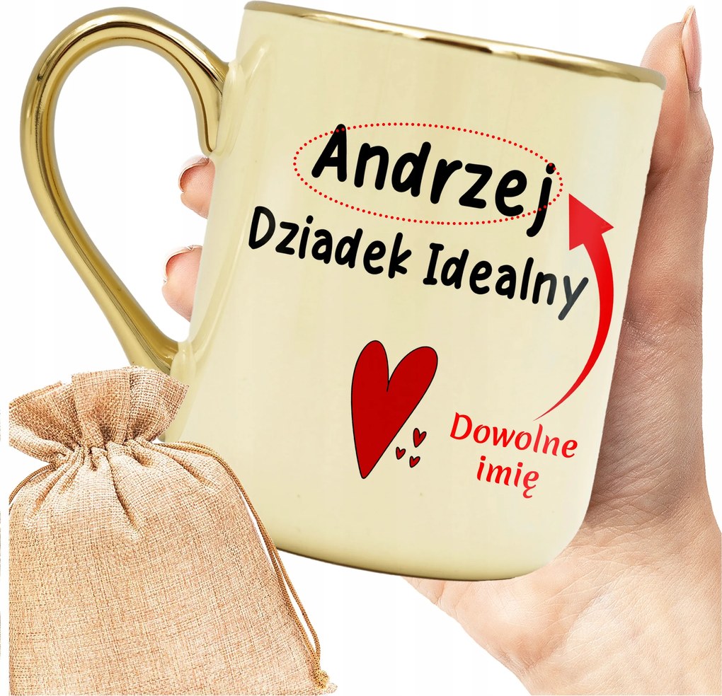 Elegáns Bögre Nagypapának, Nagypapa Névvel