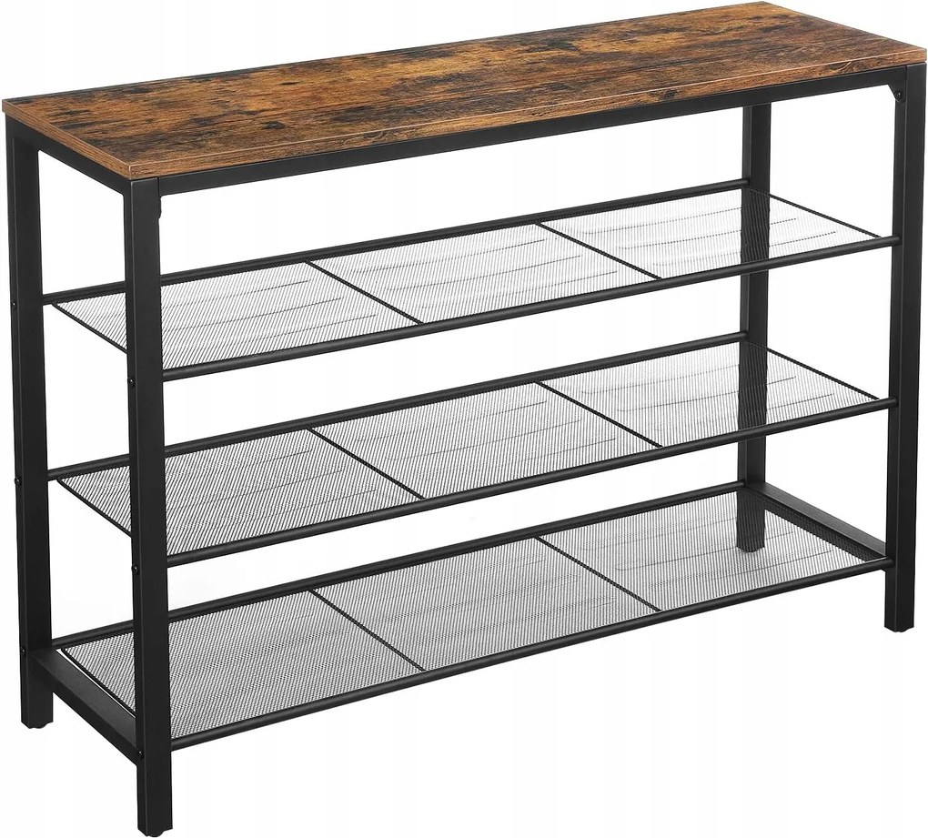 Vasagle Rongy cipőtartó, barna