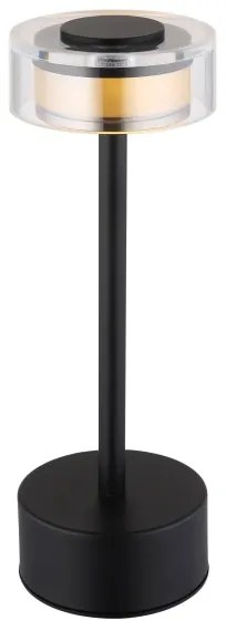 Globo 21026S - LED Dimmelhető asztali lámpa SHIRA LED/2,5W/3,7V 2700/4000/6500K fekete