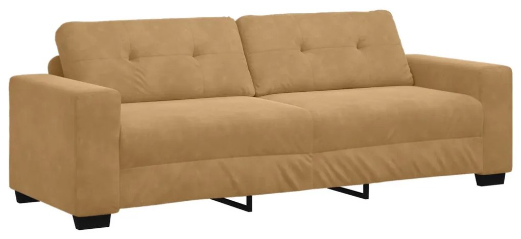 Kanapé Barna bársony Bársony 180 cm széles Levehető huzatok