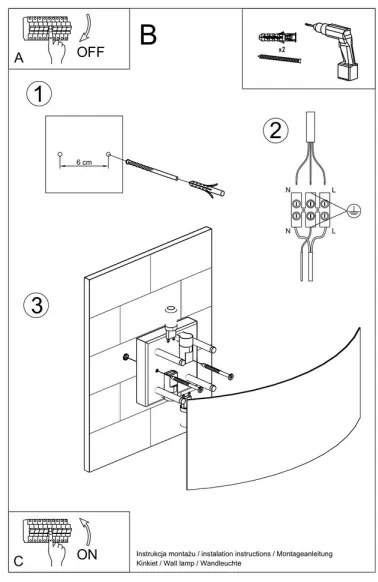 Sollux SL.0937 - Fali lámpa MAGNUS 2xG9/40W/230V fekete