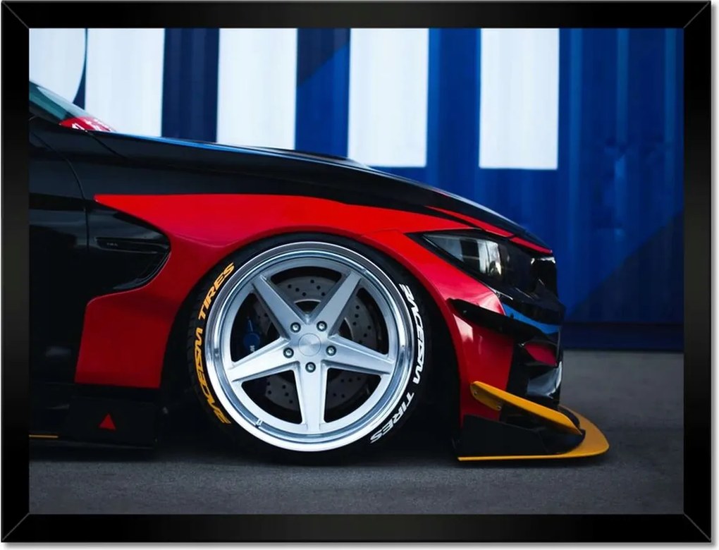Poszterek keretben 40x30 Sportos csőr Autó