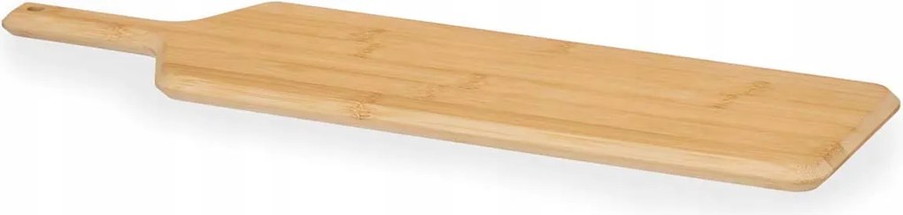 Bambusz Konyhai Snack Deszka Téglalap Alakú Nyéllel 50 x 14 cm