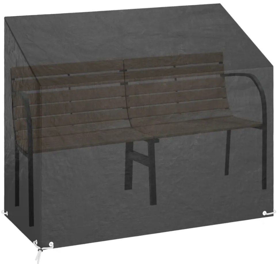 2 db polietilén kerti padhuzat 8 fűzőlyukkal 160x70x70/88 cm