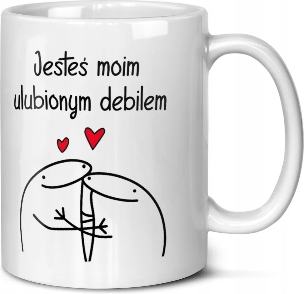 Bögre Valentin Napi Ajándék Pasi Pasinak Te Vagy A Kedvenc Hülyém