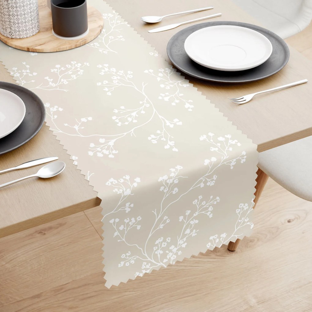 Goldea teflonbevonatú asztali futó - indás növények 50x160 cm