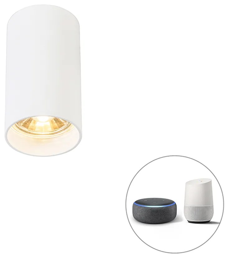 Okos modern reflektor fehér, WiFi GU10 izzóval - Tuba