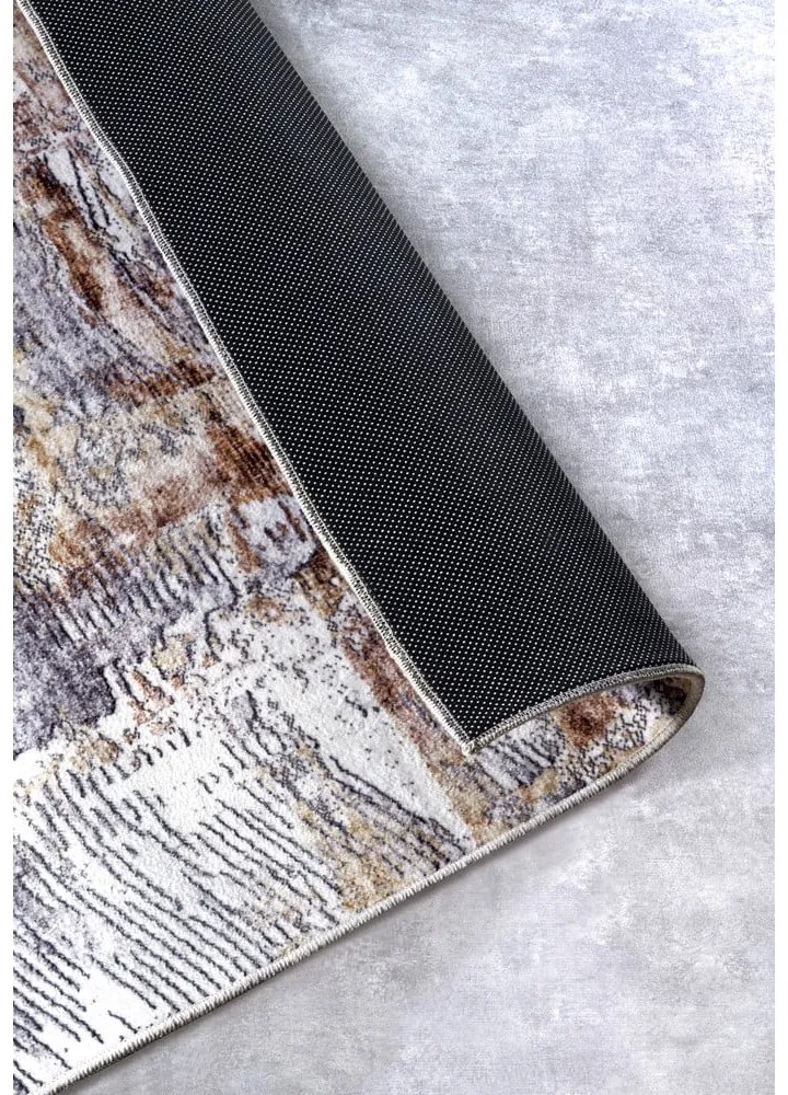 Szürke szőnyeg 80x150 cm Malard Copper Gold – Elle Decoration