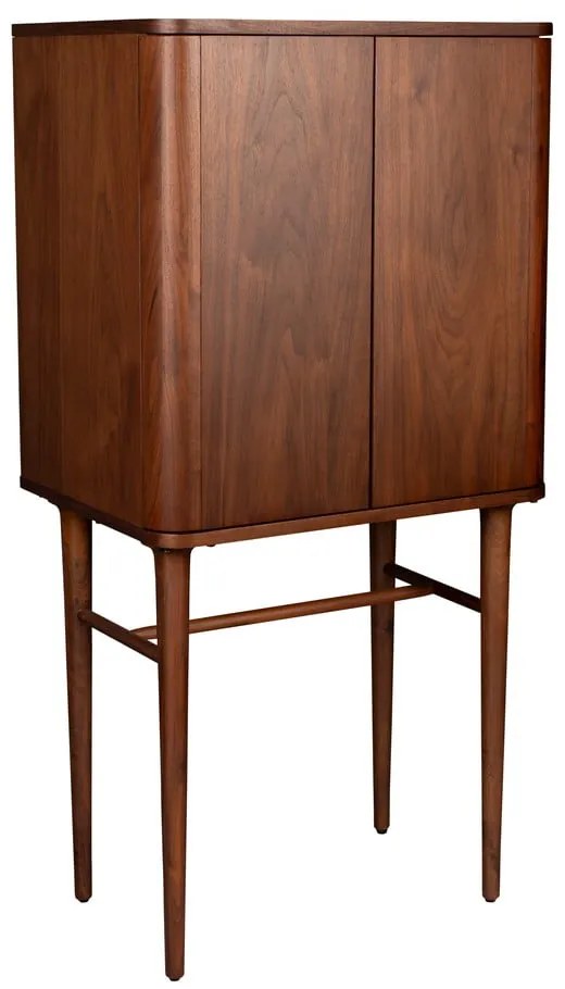 Barna szekrény tolóajtóval diófa dekorral 62x125x45 cm Morrison – Dutchbone