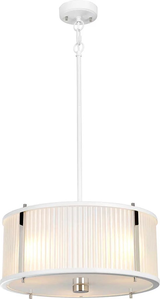 Elstead modern függeszték corona fehér nikkel elsdl-corona-3p-wpn
