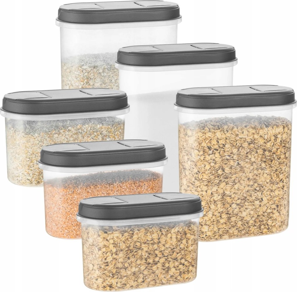 Plast Team 1125 1126 Margerit szürke szett 6db