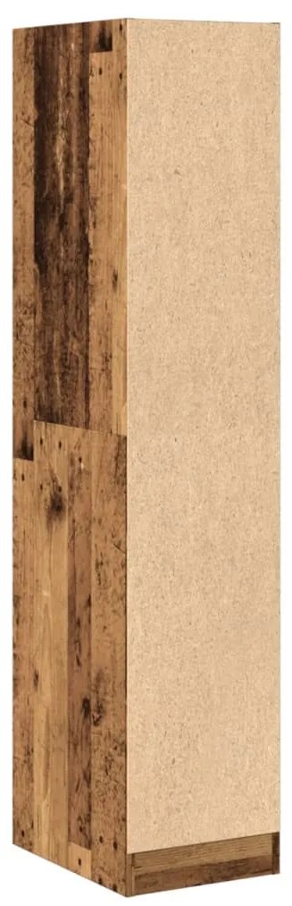 antik fa színű szerelt fa patikaszekrény 30 x 41 x 144,5 cm