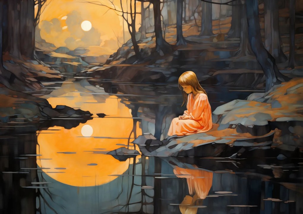 Poszter 84,1x59,4cm Alkonyat gyönyörködtető