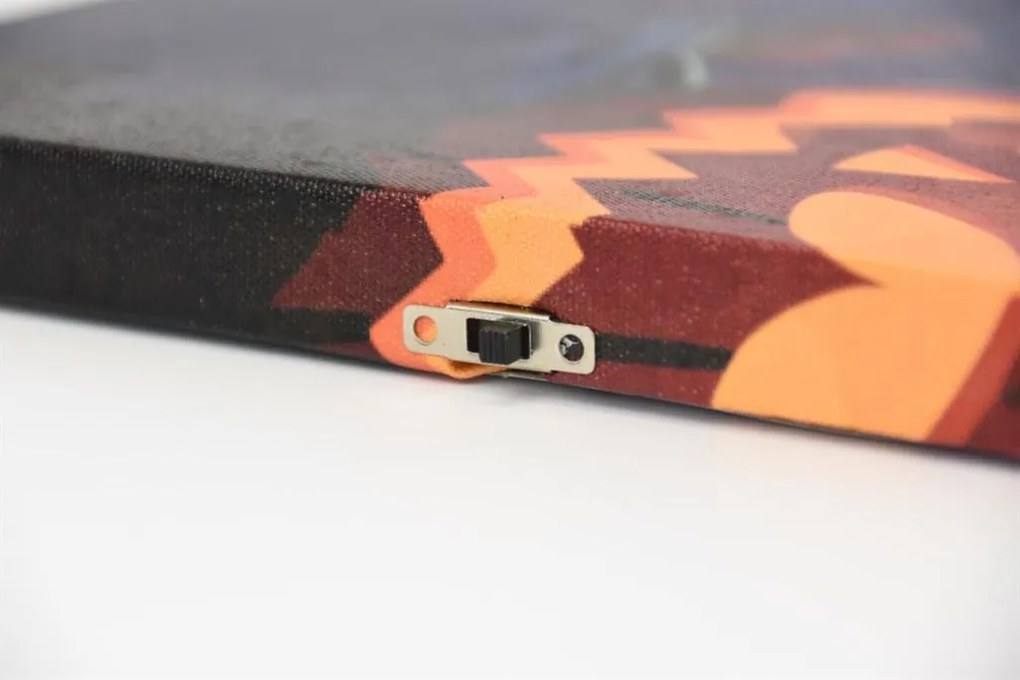 Fali kép Ijesztő villa 9 LED 60 x 40 cm