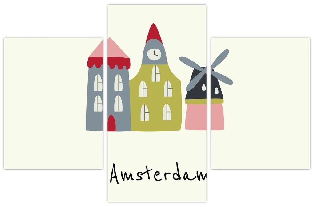 Kép - Európa városai N⁰4 (90x60 cm)