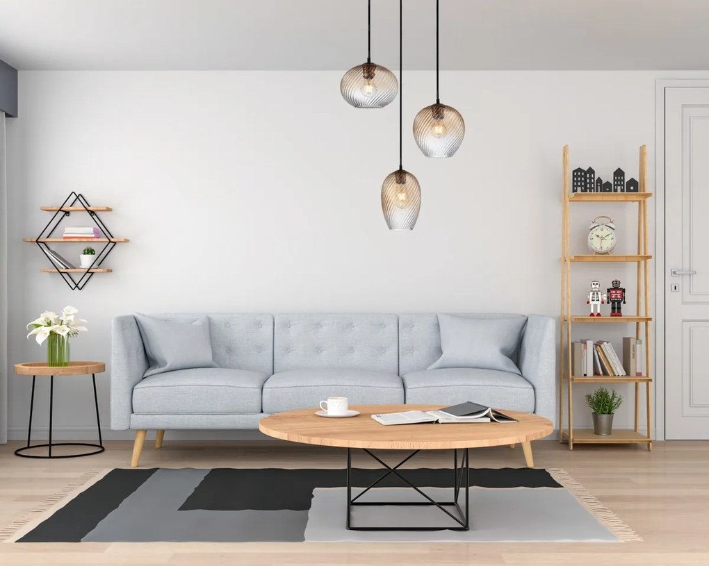 Italux modern függeszték alias borostyán itxpnd-3672-3abroamb