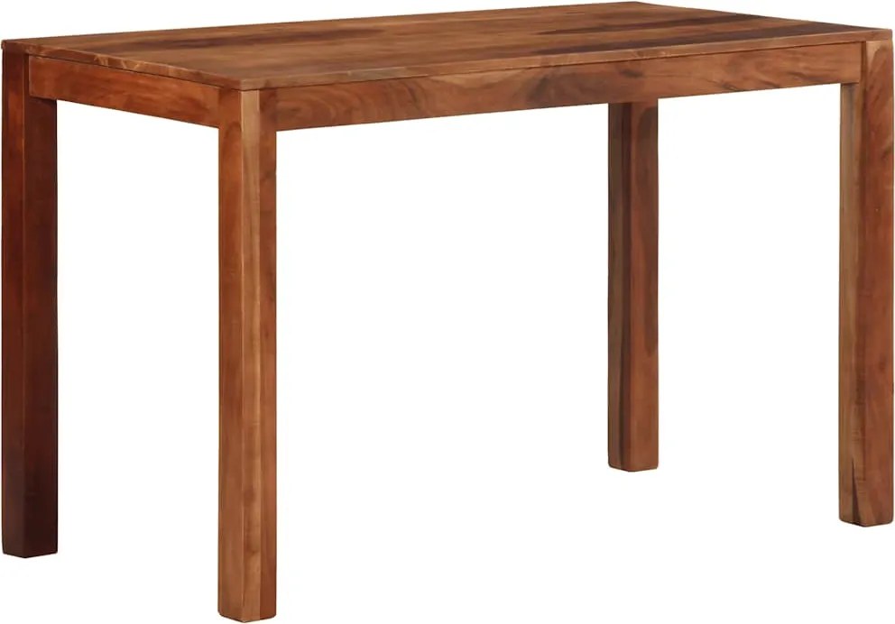 vidaXL étkezőasztal 120x60x76 cm tömörfa akácfa