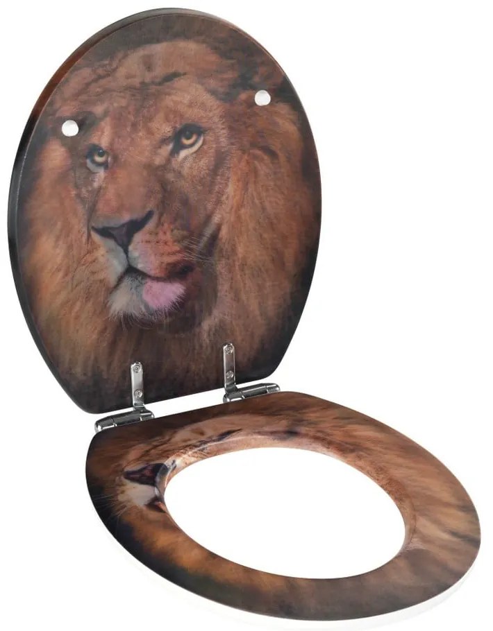 Lion WC-ülőke 3D képpel, 44,5 x 38 cm - Wenko