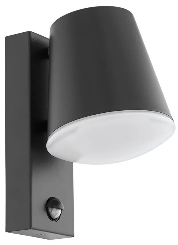Eglo Eglo 97451 - Érzékelős kültéri fali lámpa CALDIERO 1xE27/10W/230V IP44 EG97451