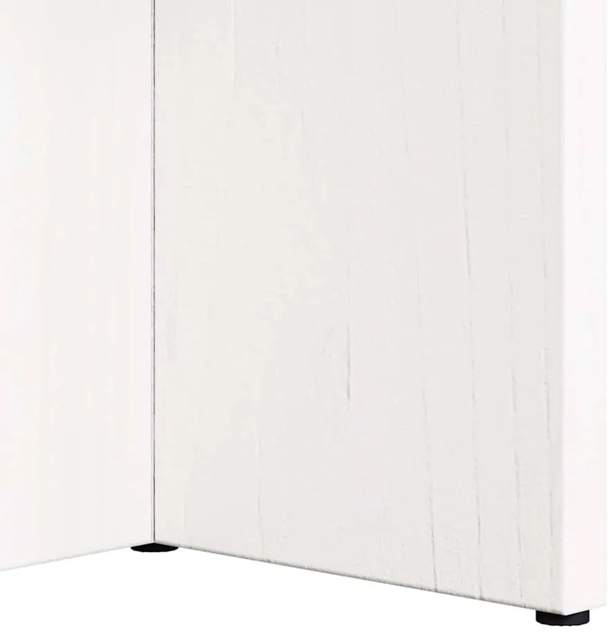 Dohányzóasztal Fehér 80 x 39.5 x 35 cm Tömör fenyőfa