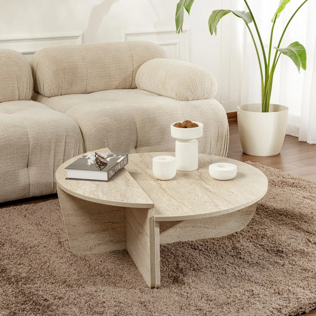 Orion Travertine dohányzóasztal