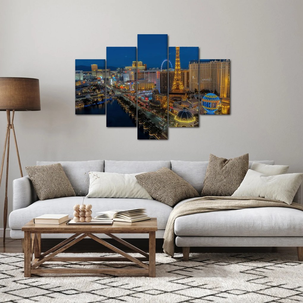 Éjszakai Las Vegas-i kép (150x105 cm)