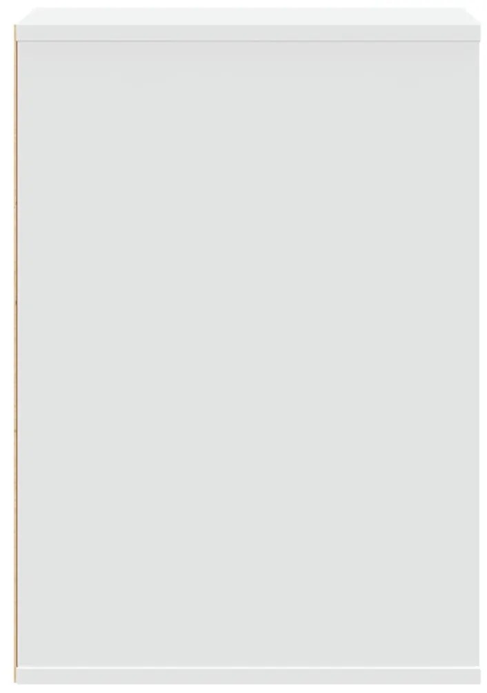 vidaXL fehér szerelt fa fiókos sarokszekrény 40 x 41 x 58 cm