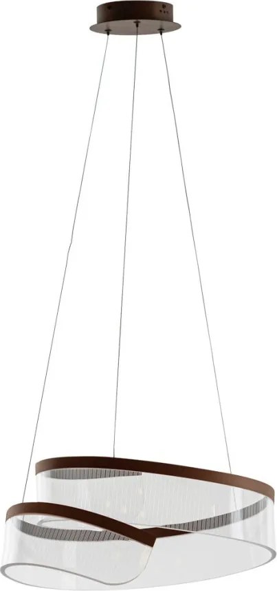 ITALUX PND-58728-45W-3K RUSTIN Modern Led Függesztett Lámpa Kávé LED IP20