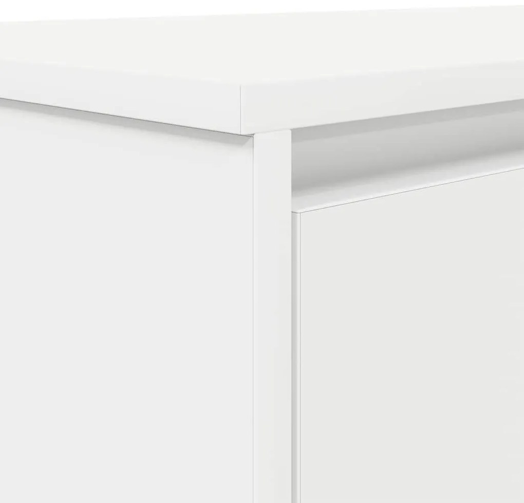 fehér forgácslap íróasztal 120x42x76 cm