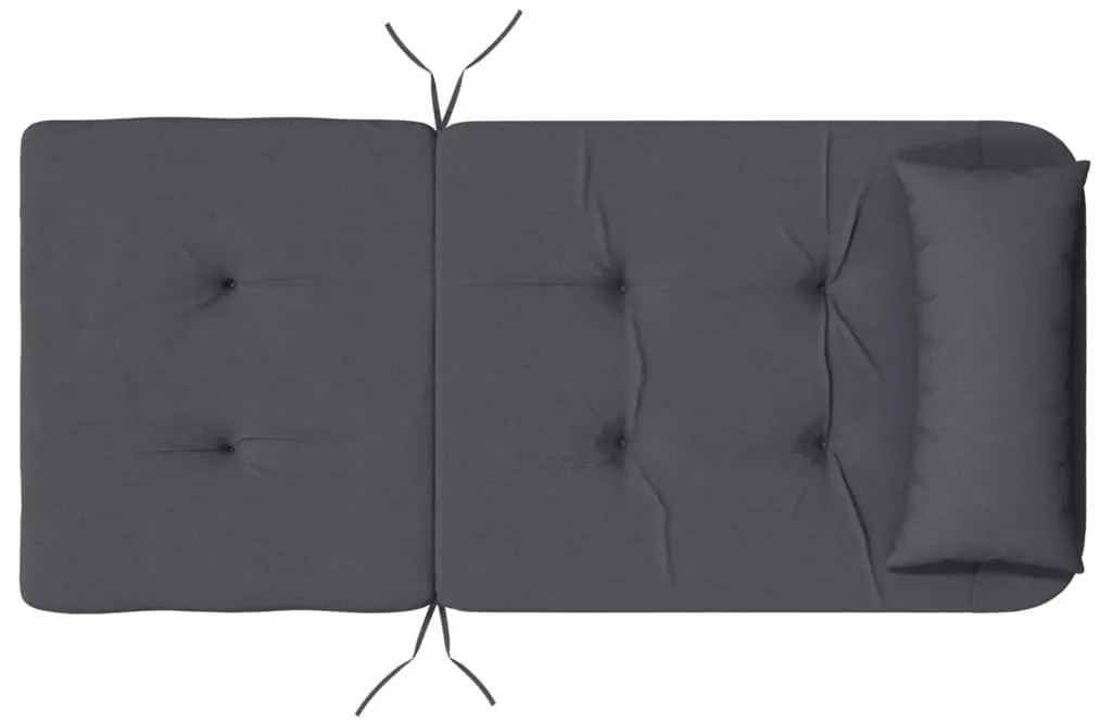 2 db antracitszürke oxford-szövet Adirondack-székpárna