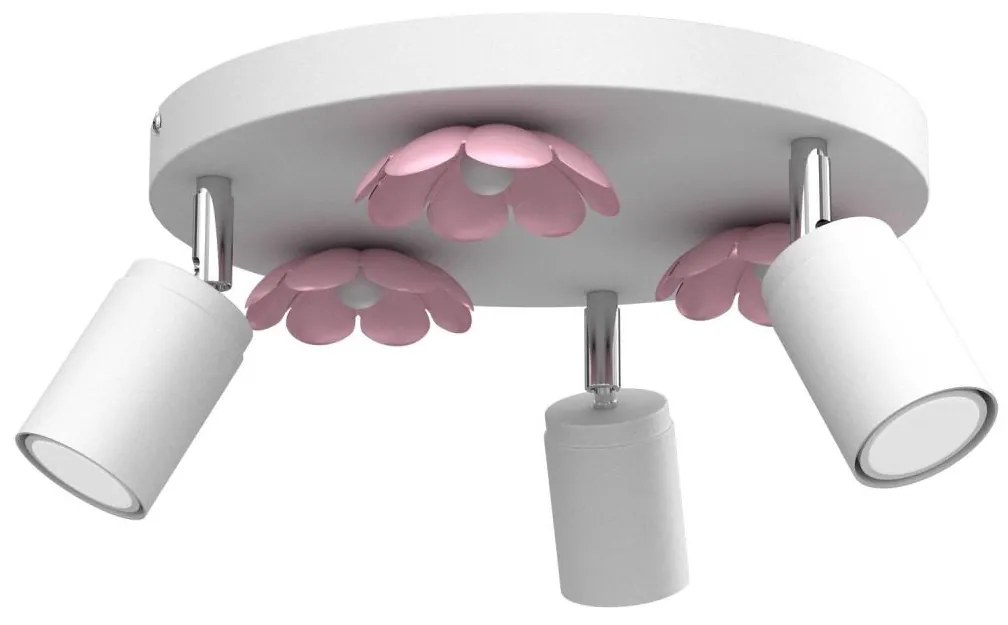 Spotlámpa FLOWER 3xGU10/8W/230V fehér