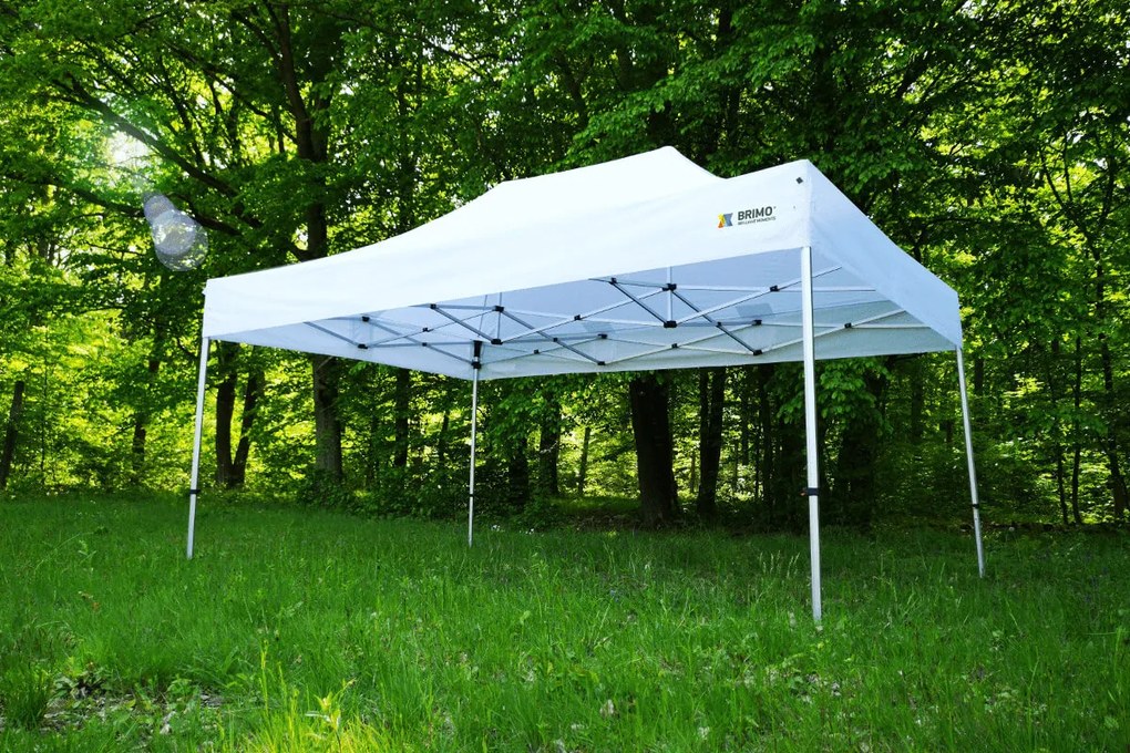 Bemutató sátor 4x6m - plusz 3 oldalfal - Zöld