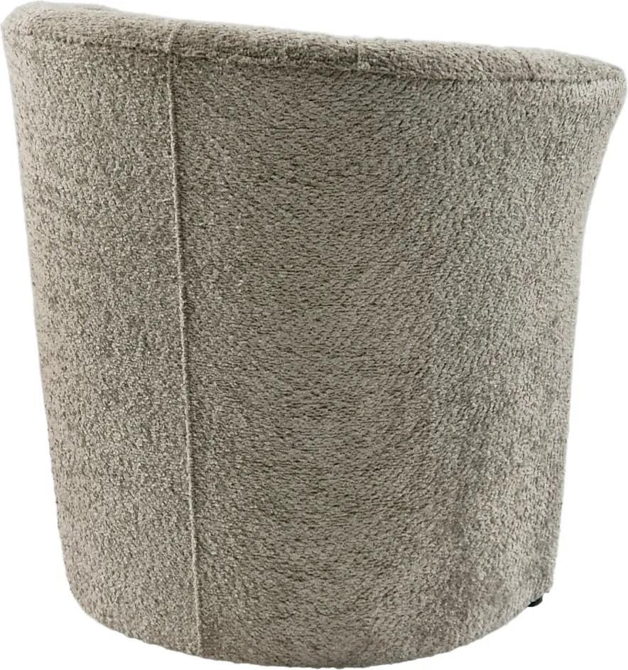 Klub fotel, szürkésbézs Taupe Coral anyag, CUBA