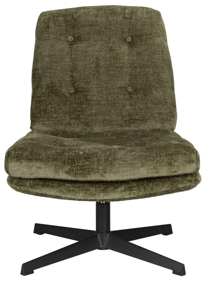 Zöld forgó fotel Kai – White Label