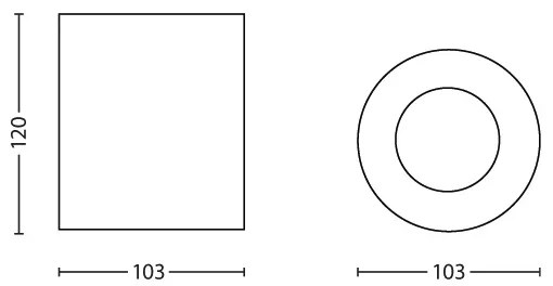 Philips 56330/30/PN - Spotlámpa MYLIVING PILLAR 1xGU10/50W/230V