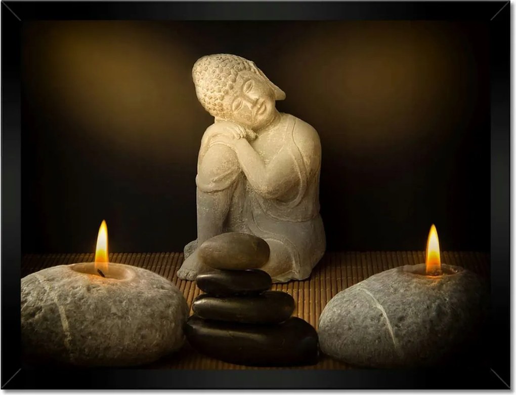 Poszterek keretben 40x30 Buddha Buddhizmus Buddha