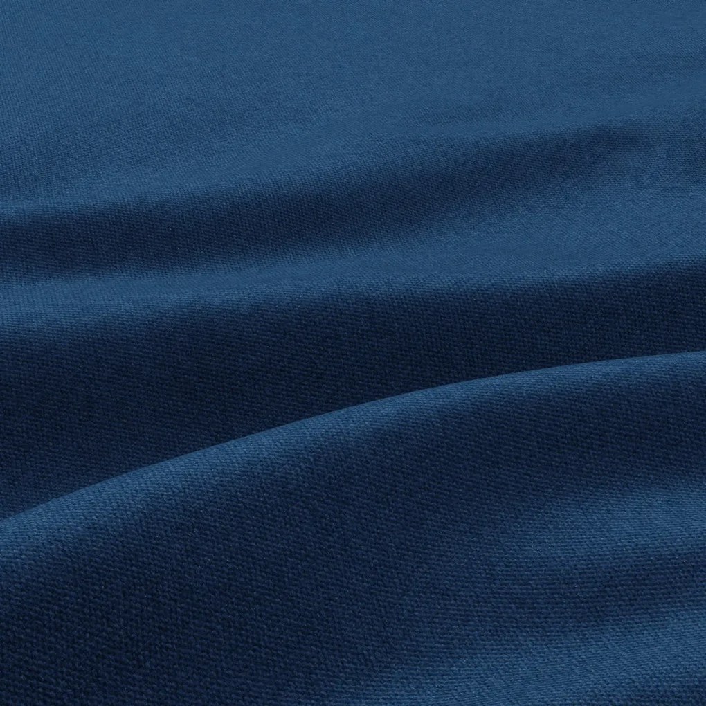 Nobu sarokkanapé, bársony, univerzális oldal, kék
