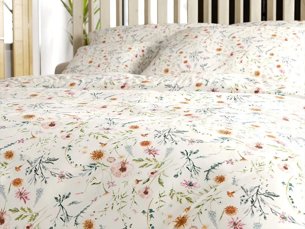 HERBALIS krém mikroszálas ágyneműhuzat Ágyneműhuzat mérete: 70 x 90 cm | 140 x 220 cm