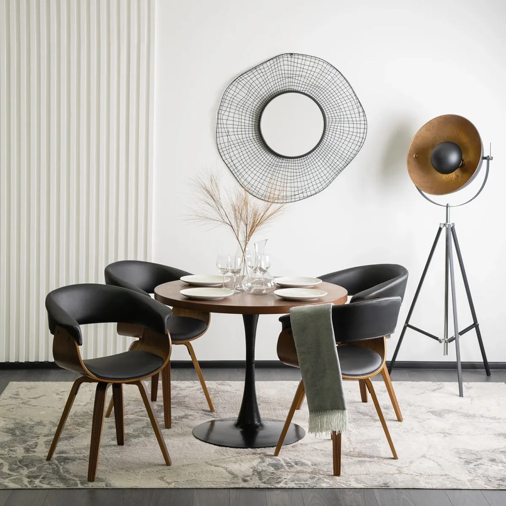 Étkezőszék Fekete Színben. OHIO