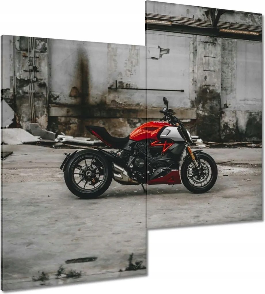 Vászonkép 60x60 Piros Ducati Motorkerékpár